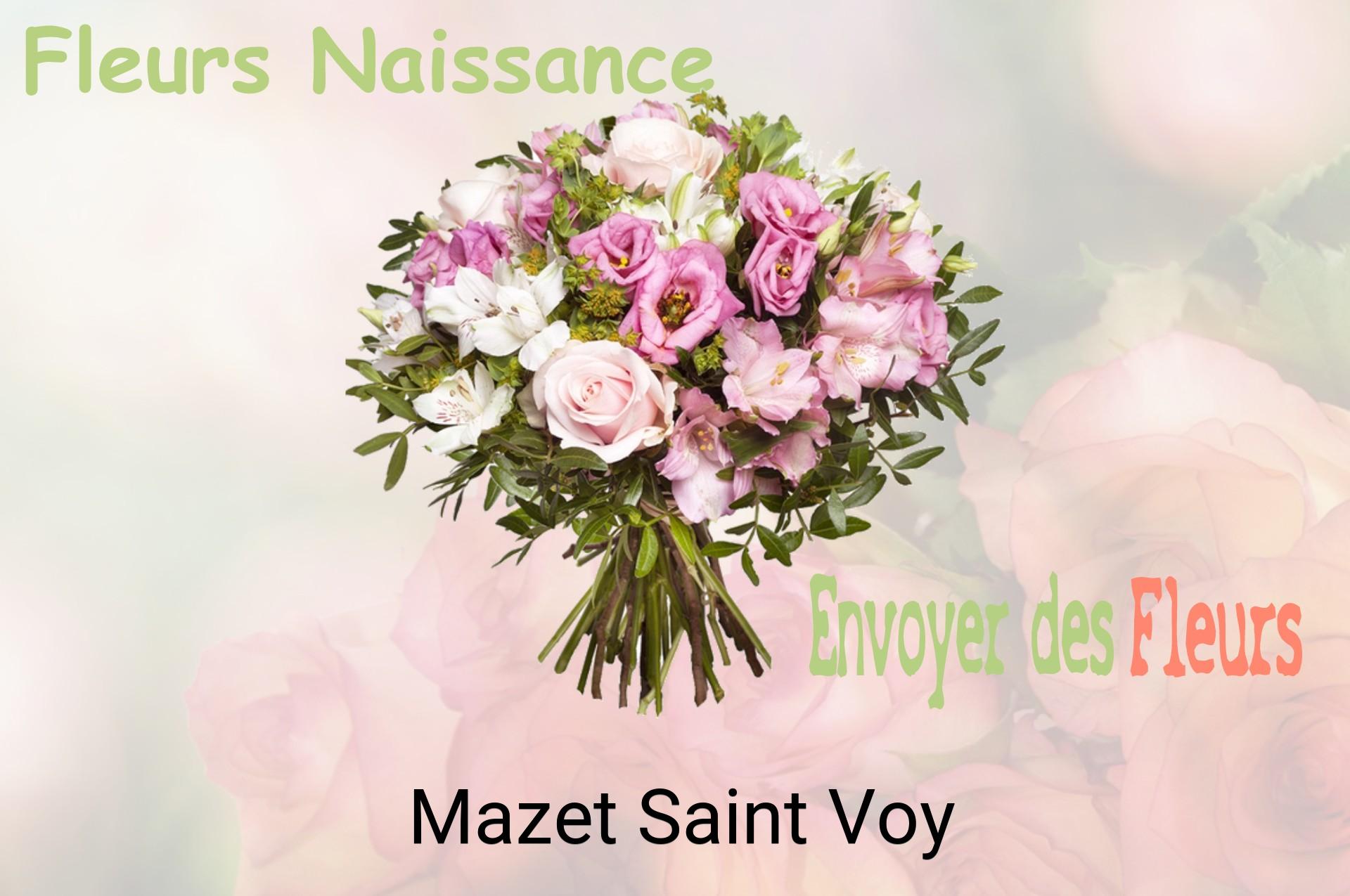 Bouquet de fleurs de naissance livré à Mazet-Saint-Voy