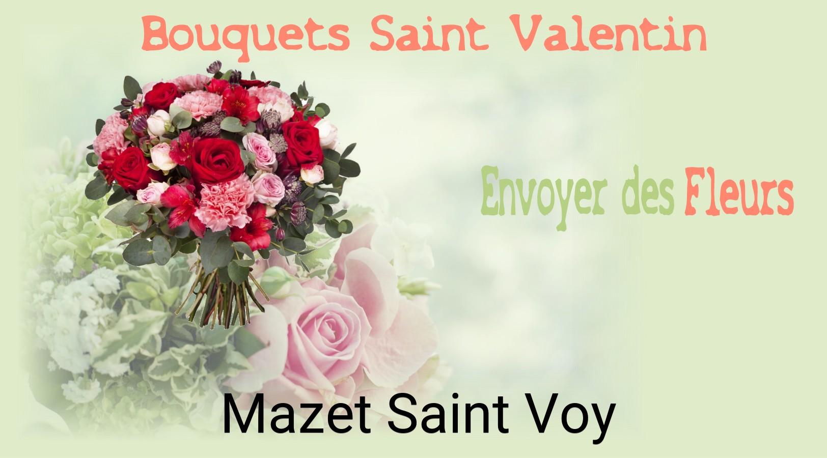 Roses de Saint-Valentin livrées à Mazet-Saint-Voy